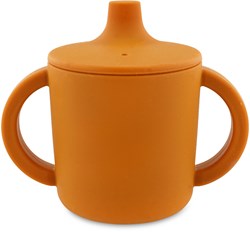 Trixie siliconen tuitbeker - antilek drinkbeker Mr. Fox oranje 200ml