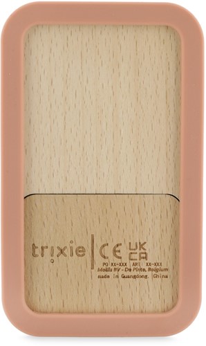 Trixie Houten baby telefoon met siliconen - Mrs. Cat