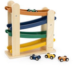 Trixie Wooden ramp racer with 4 cars