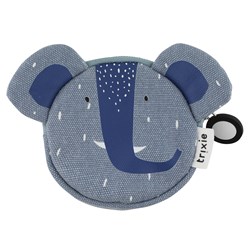 Trixie portemonnee - ronde kinderportemonnee Mrs. Elephant blauw