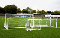 Precision filet de but de football - pièces détachées 16x7 ft polyester blanc