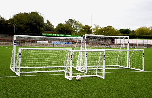 Precision filet de but de football - pièces détachées 16x7 ft polyester blanc