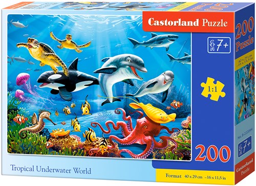 Castorland puzzle animaux Tropical Underwater World - 200 pièces-2
