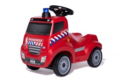 Van Manen brandweer loopauto - speelgoedauto met licht en geluid