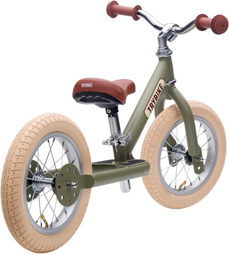 Trybike loopfiets Steel vintage groen - tweewieler fiets-3