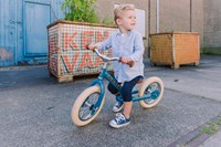 Trybike loopfiets Steel vintage blauw - tweewieler