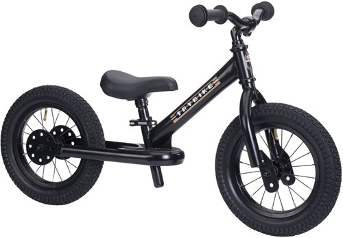 Trybike loopfiets Steel zwart - tweewieler fiets kind Trybike loopfiets Steel zwart - tweewieler