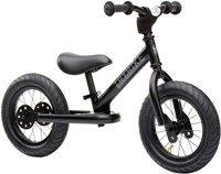 Trybike loopfiets 2-in-1 staal - Zwart - Kinderfiets - 12 inch Trybike steel 2-in-1, all black edition-2