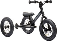 Trybike draisienne 2-en-1 acier - Noir - Vélo enfant - 12 pouces Trybike steel 2-in-1, all black edition