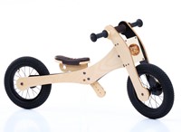 Trybike houten loopfiets 4 in 1 bruin