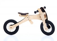 Trybike houten loopfiets 4 in 1 bruin