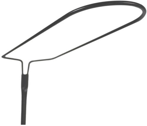 Tryco sluierstandaard babykamer graphite met stevige voet metaal-2