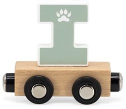 Tryco houten lettertrein speelgoed - Letter I - Magnetisch - Educatief