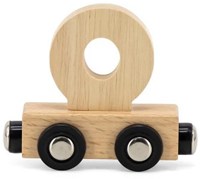 Tryco houten lettertrein wagon O - educatief speelgoed voor kinderen