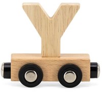 Tryco houten lettertrein wagon Y - educatief speelgoed voor kinderen
