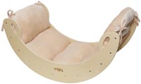 Tryco matras houten klimboog velvet zand - comfortabel chillmatras