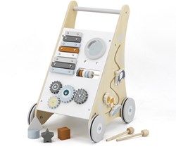 Tryco houten loopwagen activity walker voor peuters motoriek