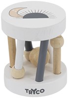 Tryco houten rammelaar roller - baby speelgoed met geluid en motoriek
