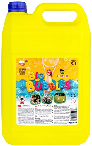 Tuban bellenblaas vloeistof - grote bellen - 5 liter navulling