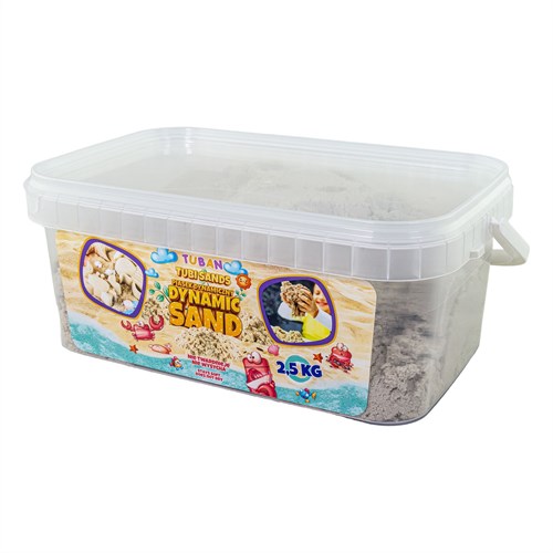 Tuban sable cinétique - sable naturel 2,5 kg dans un récipient réutilisable-2