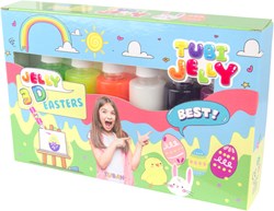 Tuban jouet créatif Tubi Jelly avec 6 couleurs - Pâques