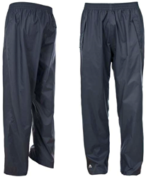 Trespass pantalon de pluie Qikpac imperméable noir XL respirant outdoor