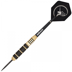 Unicorn steeltip dartpijlen Core Plus Win Brass 23g zwart-goud set