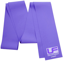 Urban Fitness weerstandsband 2m TPE paars - licht - fitness elastiek
