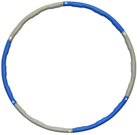 Urban Fitness hoelahoep verzwaard - 1,5kg - fitness accessoire blauw