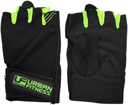 Urban Fitness gants d'entraînement noir vert taille S fitness
