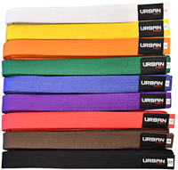 Urban Fight judoband paars 320cm - martial arts riem katoen