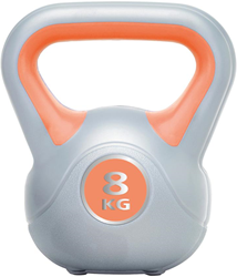 Urban Fitness kettlebell vinyl oranje - 8kg krachttraining