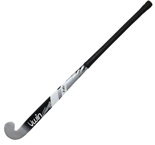 Uwin crosse de hockey TS-X - Métallique Argent/Noir - 30 pouces junior