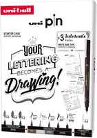 Uni-ball Coffret Débutant Fineliner Lettering Dessin