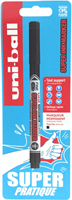 Uni-ball marqueur permanent noir 0,9 mm - Super Ink marker