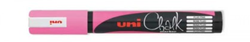 Uni-ball marqueur craie rose fluo - marqueur résistant à l'eau pour école et bureau