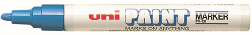 Uni-ball marqueur peinture bleu clair 2,8 mm permanent