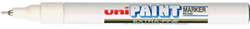 Uni-ball Marqueur peinture blanc 0,8 mm - Feutre à peinture à base d'huile