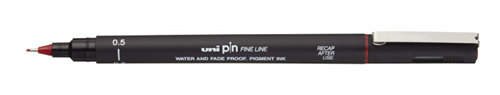 Uni-ball Fineliner 0,5 mm Rood - Tekenen en Schrijven Pen