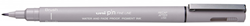 Uni-ball Fineliner Brush Pen Lichtgrijs - Tekenen en Handlettering