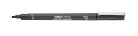 Uni-ball fineliner donkergrijs 0,1 mm - Tekenen en schrijven