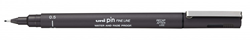 Uni-ball Fineliner Donkergrijs 0,5 mm - Uni Pin Tekenen & Schrijven