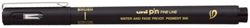 Uni-ball Fineliner Extra Fine Brush Noir - Dessin & Lettrage Créatif