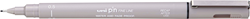 Uni-ball Fineliner gris clair 0,5 mm - Stylo de dessin Uni Pin pour enfants et adultes