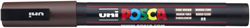 Posca marqueur peinture marron foncé stylo créatif pour dessin et peinture