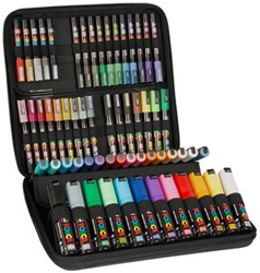 Uni Posca Uni Posca Verfmarker 60 Set Koffer