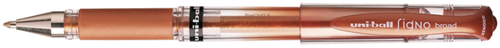 Uni-ball gelpen Signo Broad brons 1 mm - creatief schrijven