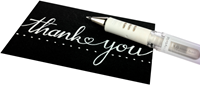 Uni-ball gelpen wit - brede punt 1 mm - schrijfcomfort en pigmentinkt