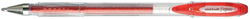 Uni-ball gelpen glitter rood - creatieve schrijfaccessoire 1 mm
