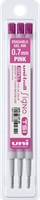 Uni-ball gelpen navulling roze - Signo TSI uitwisbaar - set van 3 stuks